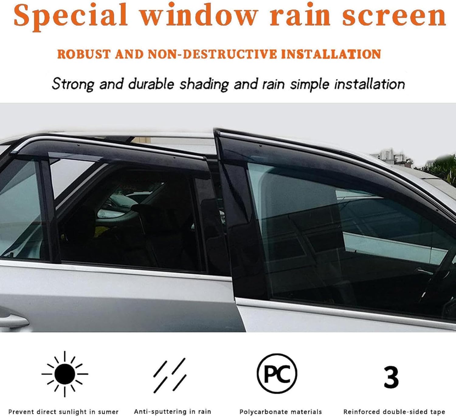 トヨタ純正 150系 ランドクルーザープラド　サイドバイザー　ドアバイザー　新品　RVワイド　前後左右4枚セット プラド 150 バイザーの通販 トヨタ ランドクルーザー プラド