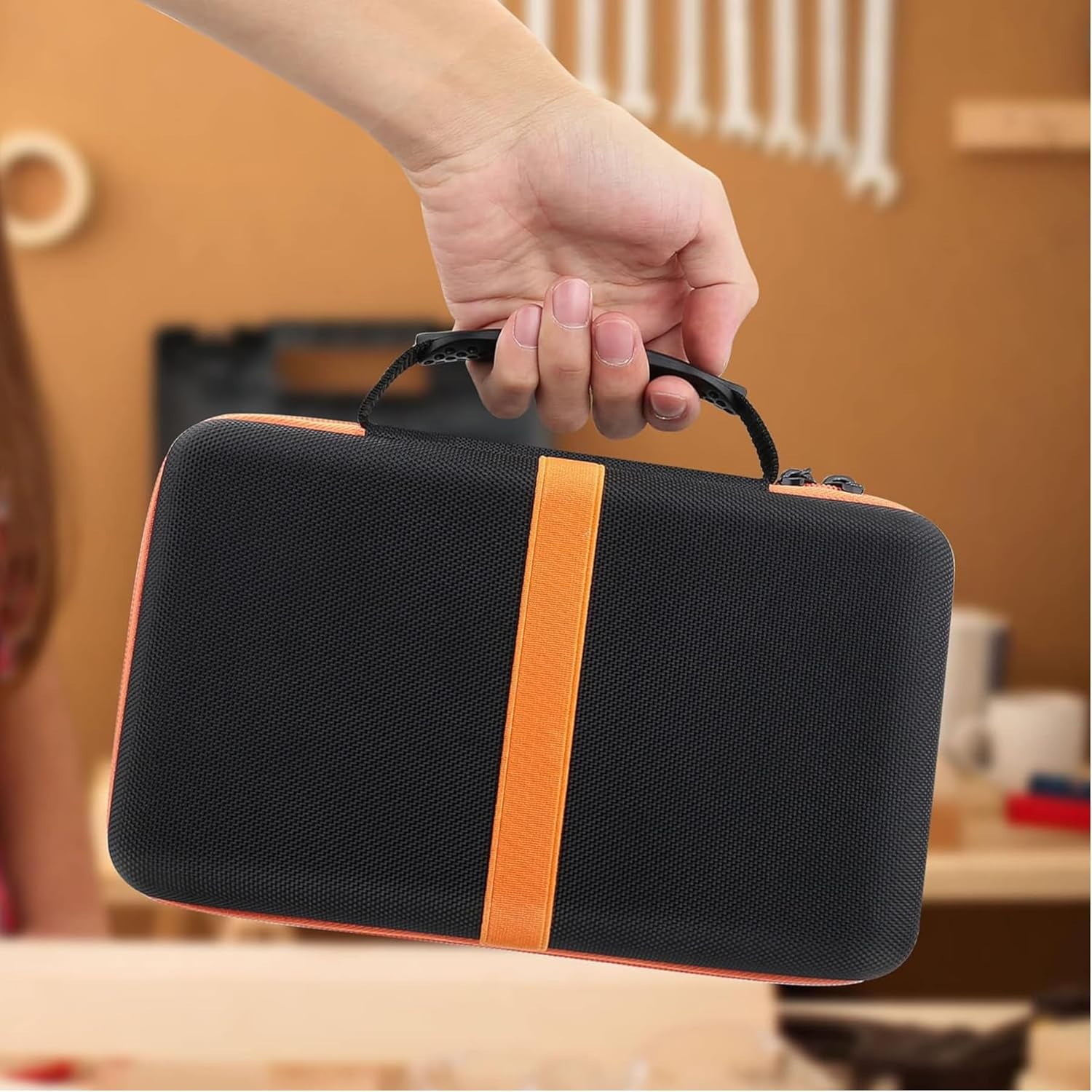 Aenllosi Hard Case for Klein Tools ET310 AC Circuit Breaker Finder & 80016 Circuit Breaker Finder Tool Kit & 80041 Outlet Repair Tool Kit & RT250 GFCI Outlet Tester Organizer (Case Only) - Image 5