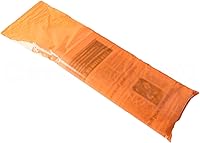 Vista 2 de CleverDelights Bolsas de periódico naranjas - 7.5" x 21" - Paquete de 500 - 0.8 mil - Bolsas de plástico planas