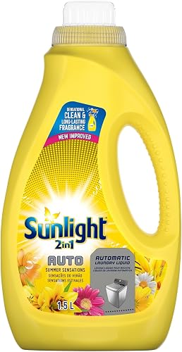 Sunlight Summer Sensations 2in1 Auto Washing Liquid Detergent 1.5L