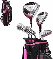 Vista 12 de Aspire X-Lite Super Performance Junior Golf Club Set - Right-Handed Kids Golf Set with Driver, Hybrid, 7 Iron, Putter, Stand Bag & Headcovers