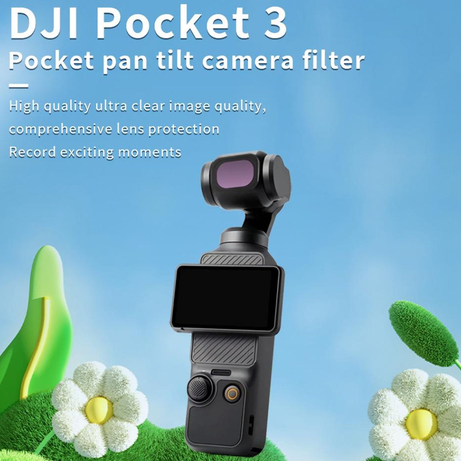 Makroobjektiv Für DJI Osmo Pocket 3 – Magnetisch, 10x Vergrößerung, Fokus 2–2,5 Cm, Mit HD-Beschichtung