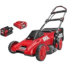 SKIL PWR CORE 40 Brushless 40V 20-Inch Push Mower Kit, Includes 6.0Ah Battery and 150W Charger - PM4910-15