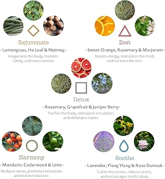 Elemental Herbology 5 Elements Bath & Body Experience, Aromatherapy Oil Set, Multiple Scents, Natural Wellness, Moisturizing, Travel and Gift Set