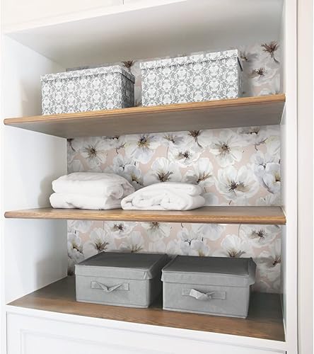 Miniatura 9 de RoomMates Tamara Day RMK12515RL - Papel tapiz para despegar y pegar con diseño de flor de espino rosa