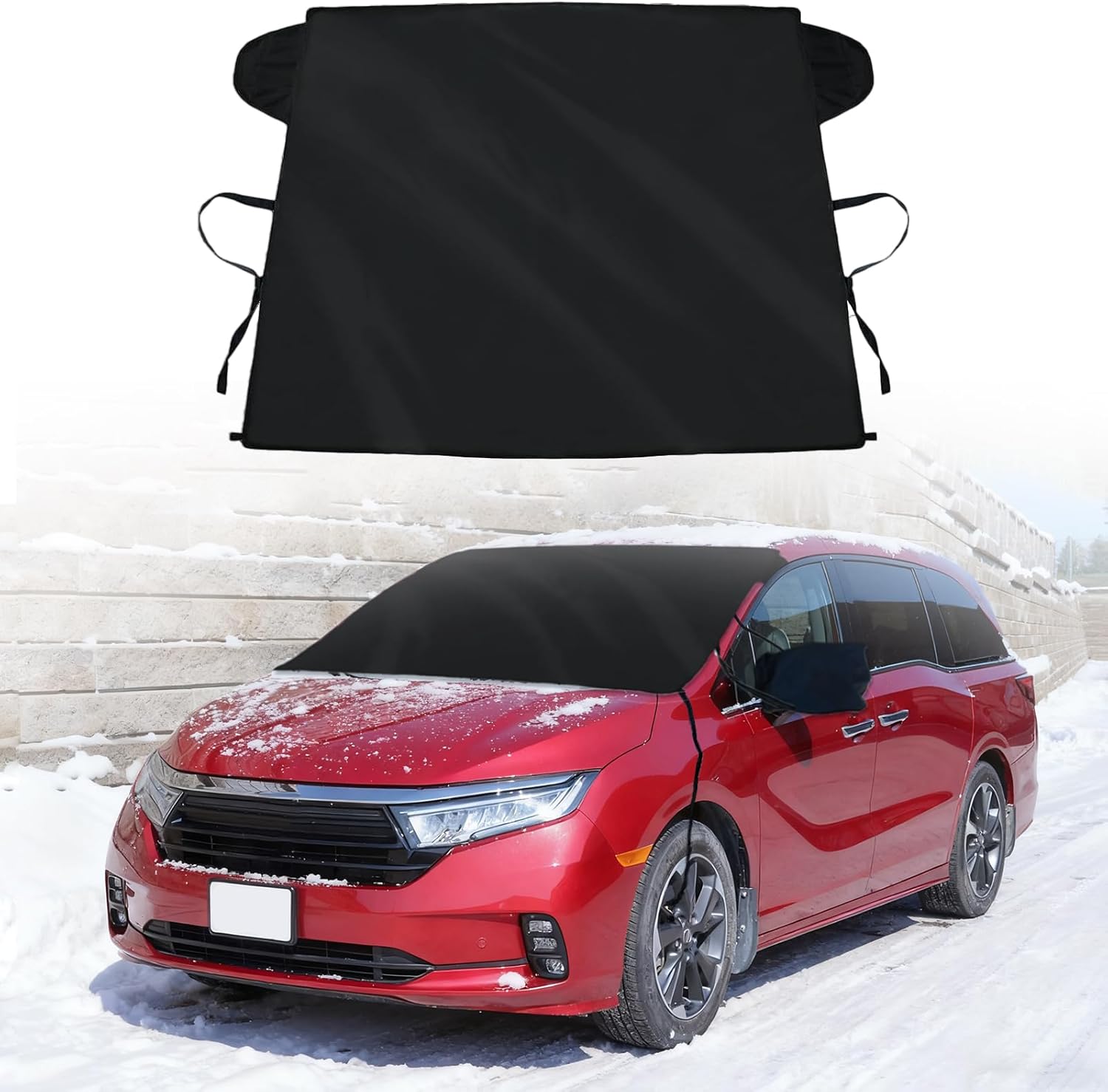 Windshield Cover for Ice and Snow Custome Fit 2011-2024 2025 2026 Honda Odyssey Accessories LX,EX,EX-L,Touring,Elite Minivan Windshield Frost Cover for Trucks, Custom-fit Odyssey All Weather Protector