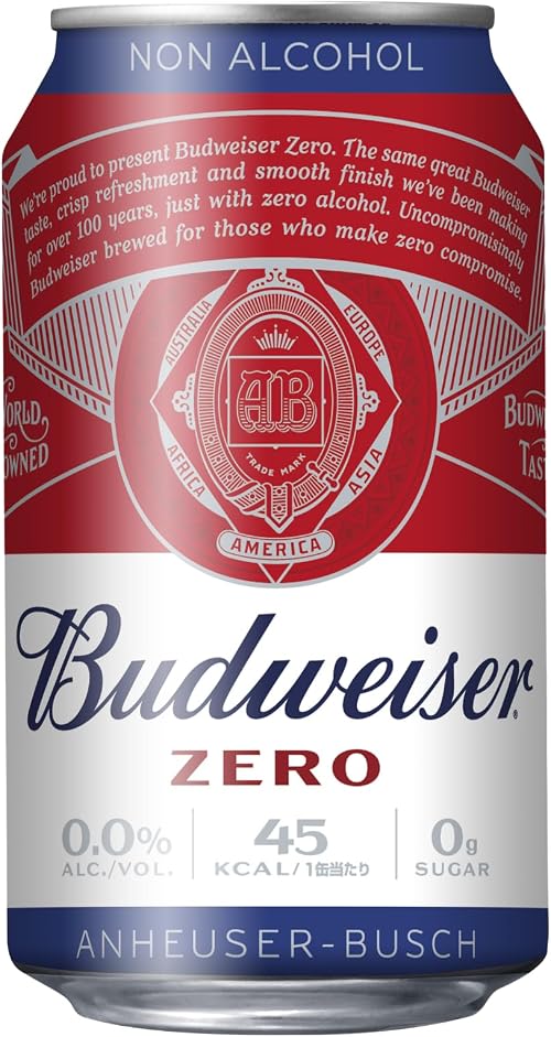 バドワイザー ゼロ Budweiser ノンアルコールビール [ アルコール0.0% 330ml×24本 ]