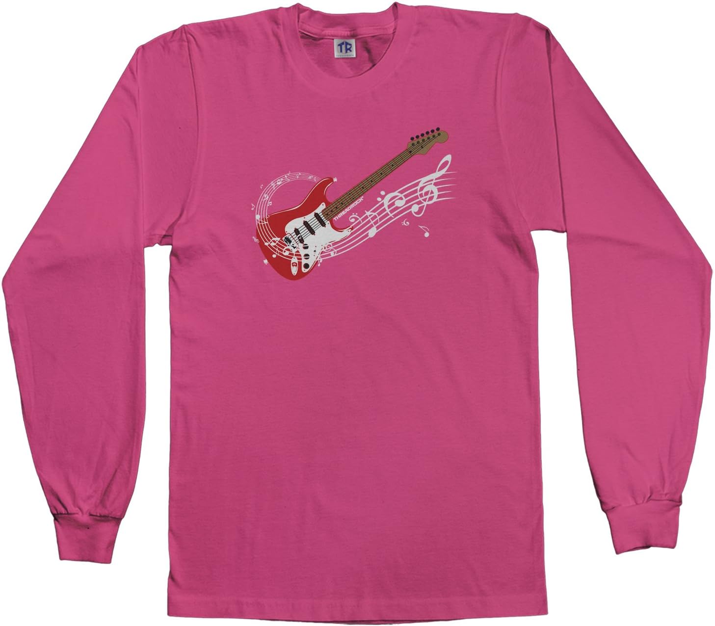 Threadrock Big Girls' Electric Guitar Youth L/S T-Shirt