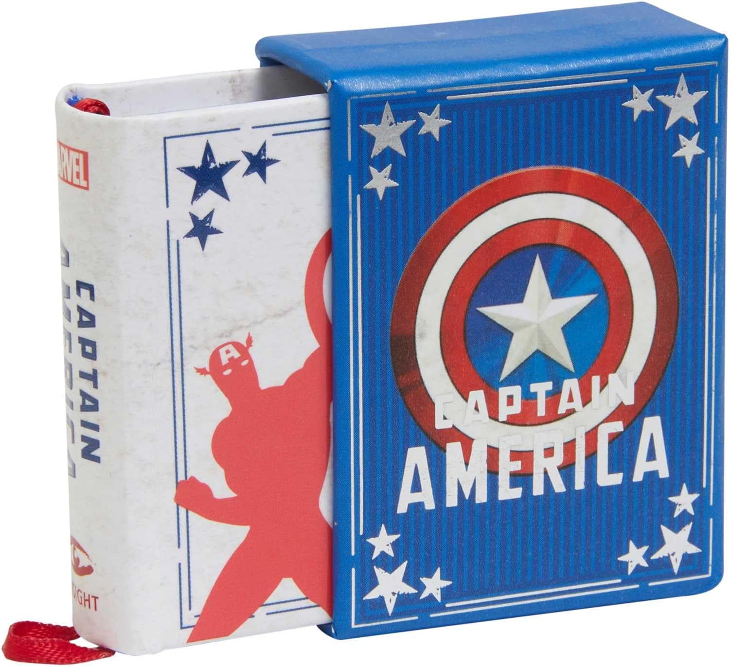 Marvel Comics: Captain America (Tiny Book): Inspirational Quotes from the First Avenger (Fits in the Palm of Your Hand, Stocking Stuffer, Novelty Geek Gift)