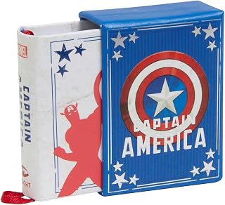 Marvel Comics: Captain America (Tiny Book): Inspirational Quotes From the First Avenger (Fits in the Palm of Your Hand, Stocking Stuffer, Novelty Geek Gift)