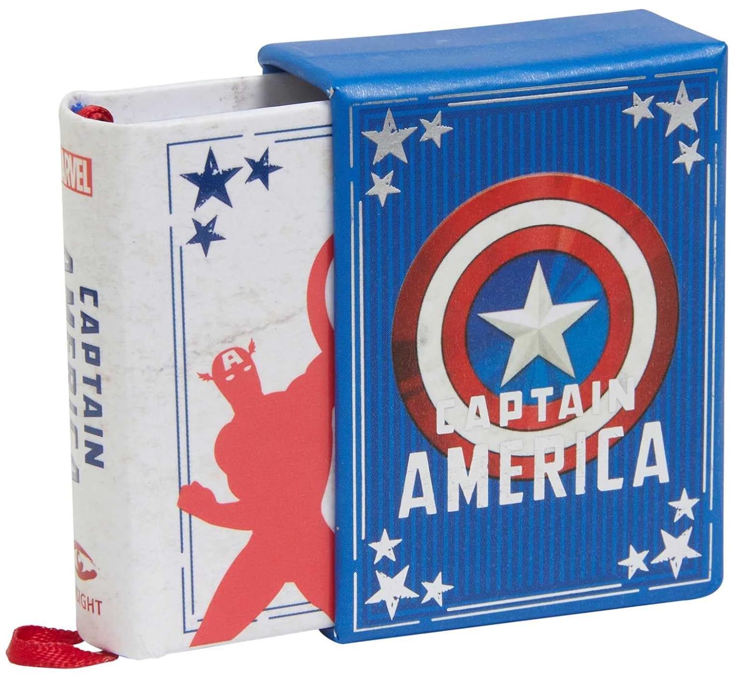 Marvel Comics: Captain America (Tiny Book): Inspirational Quotes From the First Avenger (Fits in the Palm of Your Hand, Stocking Stuffer, Novelty Geek Gift)