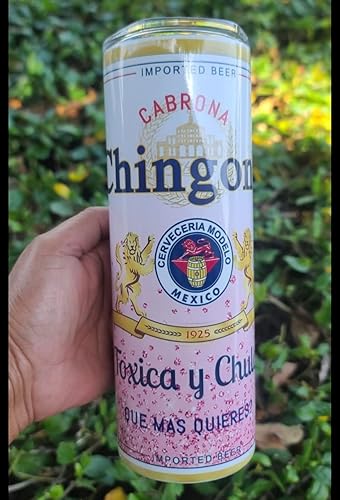 Miniatura 2 de Chingona Pink Diamonds Glitter 20oz vaso delgado taza taza taza café té agua