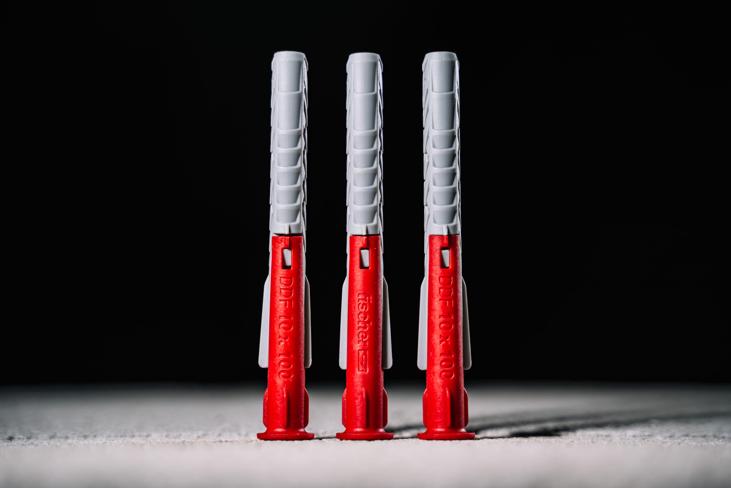 fischer DDF Heavy-Duty Dot & Dab Wall Fixings 10 x 100mm, Plasterboard Over Blockwork Anchors, Anti-Rotation Design - Image 2