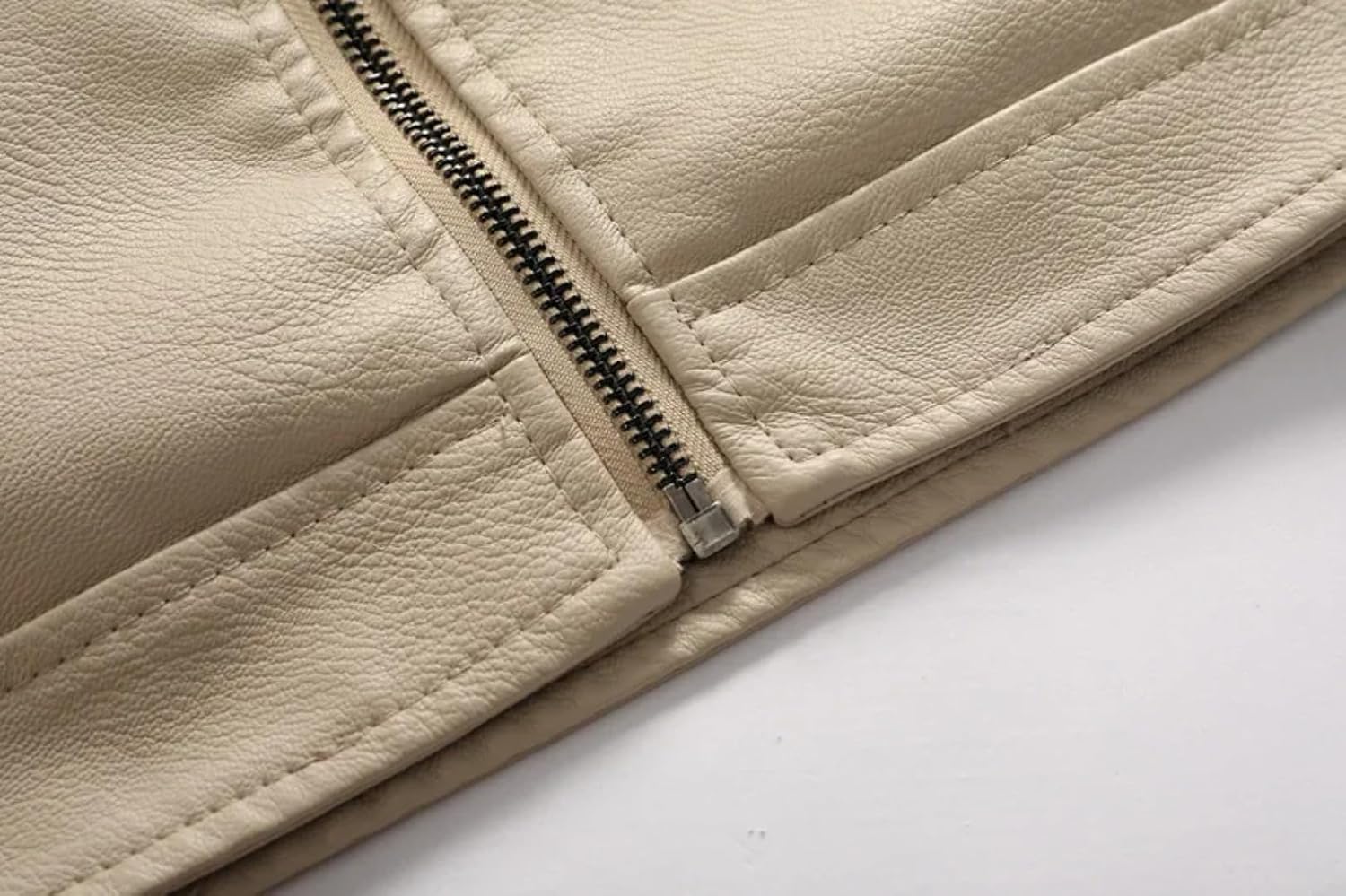 Men's Removable Hooded Faux Leather Jacket, Warm Fleece Lined Winter Coat with Multi Pockets