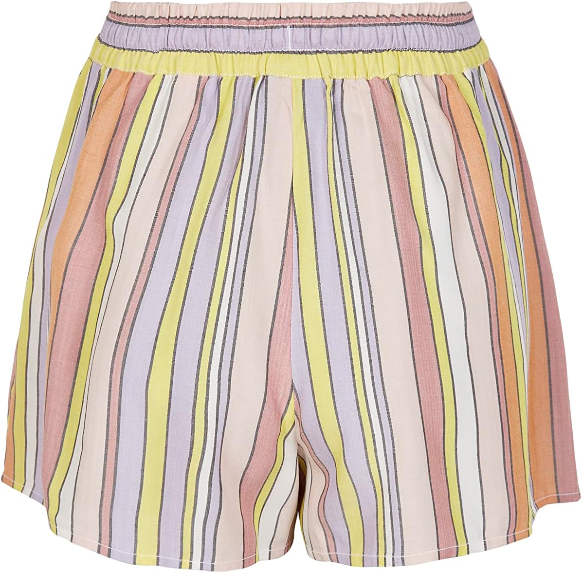 Amiri High-Waist Beach Shorts | Multi Stripe