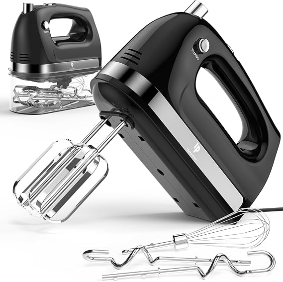 Hand Mixer Electric, 400W Food Mixer 5 Speed Handheld Mixer