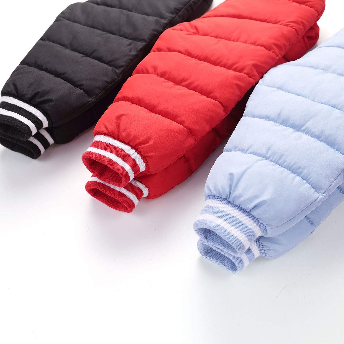 Happy Cherry Baby Toddlers Snow Bib Overalls Snowsuit Winter Warm Down Pants Thicken Windproof Water-Resistant Ski Pants…