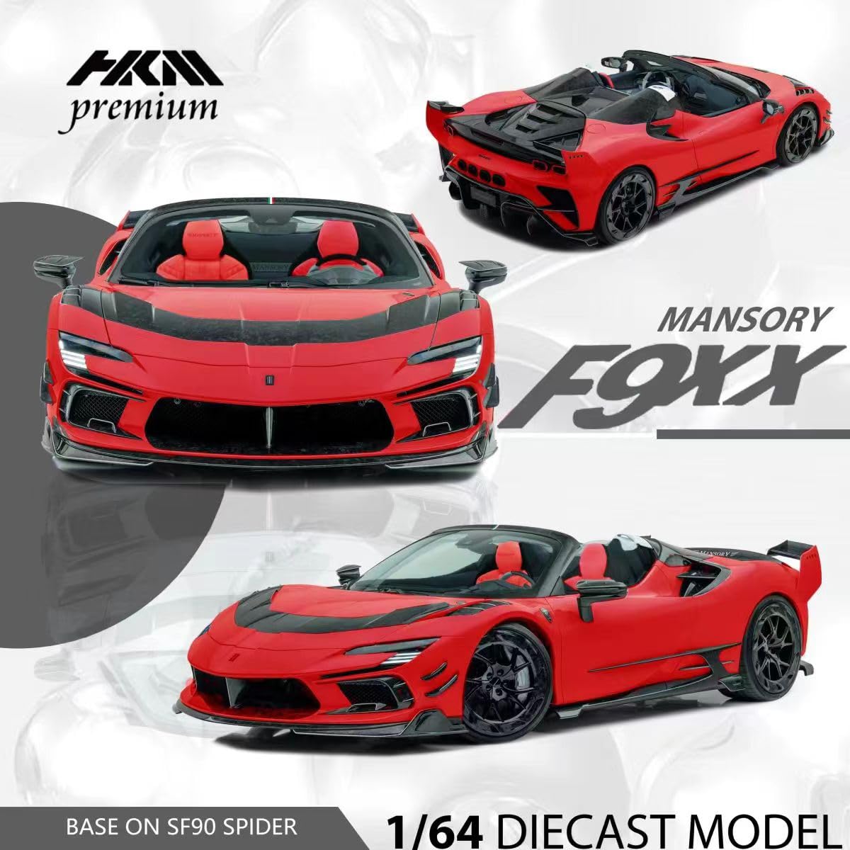 Amazon | 1/64 HKM PREMIUM MANSORY Ferrari SF90 F9XX スパイダー