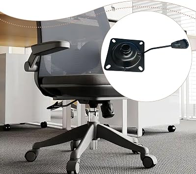 Rotating Seat Plate Adjustable Swivel Base for Office Chair Tilt Mechanism Lifting Handle Suitable for Computer Living Room Office May