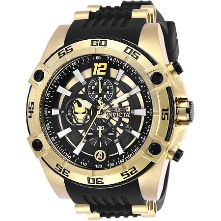 Invicta Marvel - Ironman 26797 nero Orologio Uomo Quarzo - 52mm :  Amazon.it: Orologi