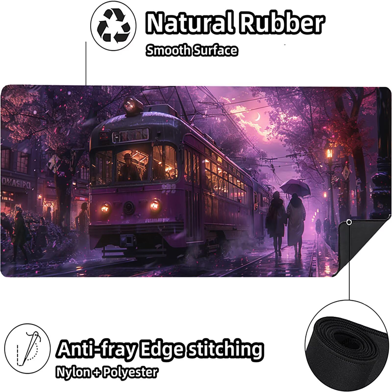 Tappetino Mouse XXL 1500 x 800 mm, Tappetino Mouse Strada, Gaming Mousepad Migliorare la Velocità e la Precisione, Mouse Pad con Base in Gomma Antiscivolo, Ufficio Accessori Gaming, Rosa B-4082