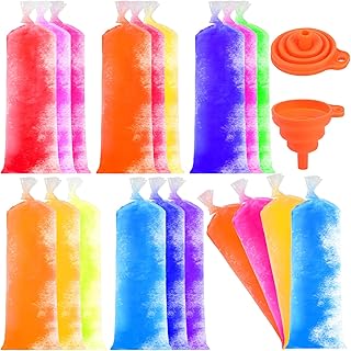 FEBSNOW 160 Large Ice Lolly Bags Disposable Ice Popsicle Mold, Freezer Tubes Ice Cream Mold Easy to Fill for Snacks Yogurt Juice Fruit Ice Candy Pops Comes with Funnel (4 x 12 Inch)