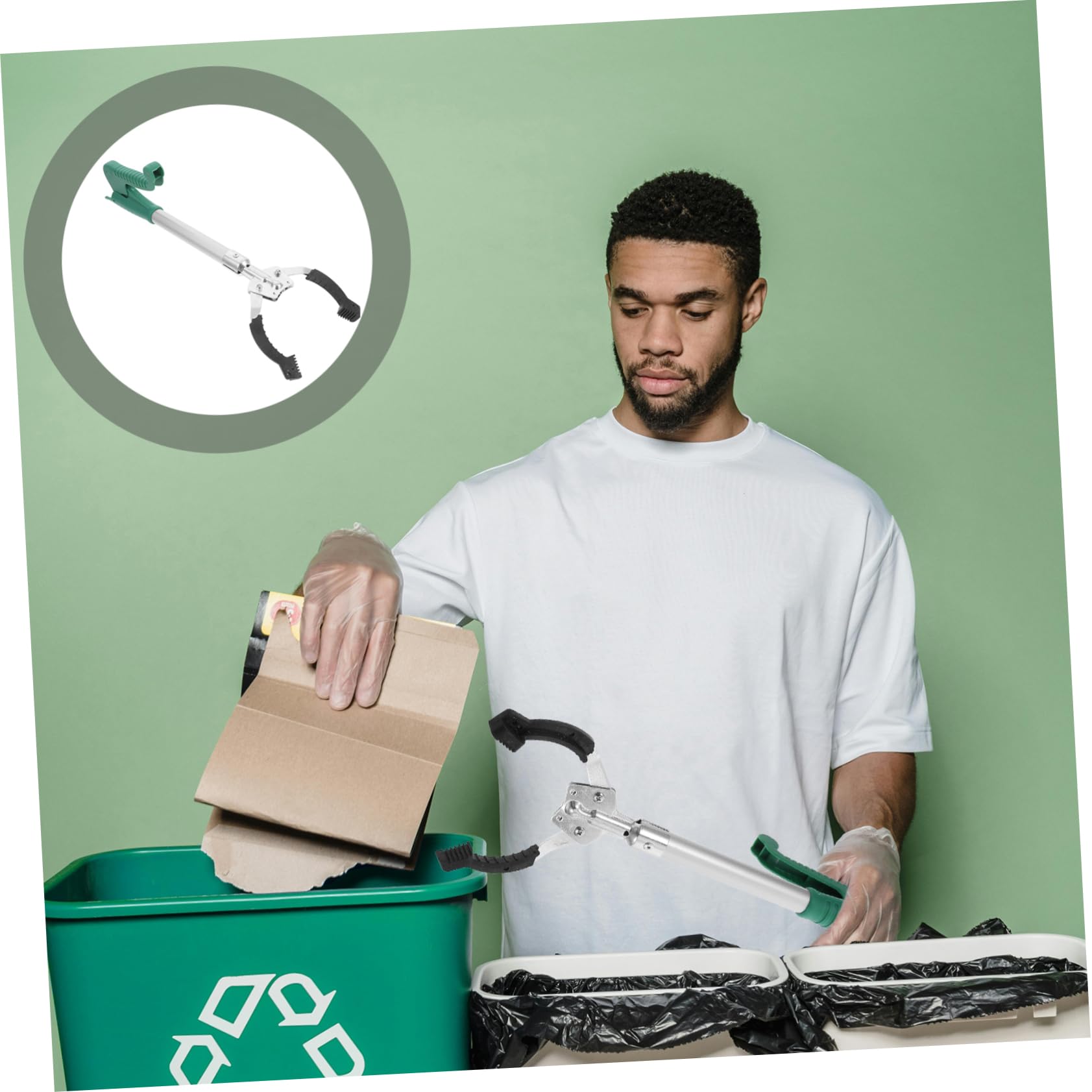 Mobestech 3stücke Greifhilfe Ergonomischer Müllgreifer Für Senioren Und Umweltbewusste Zum Aufnehmen Von Abfällen Und Erreichen Schwer Zugänglicher Stellen Aus Robustem Gefertigt