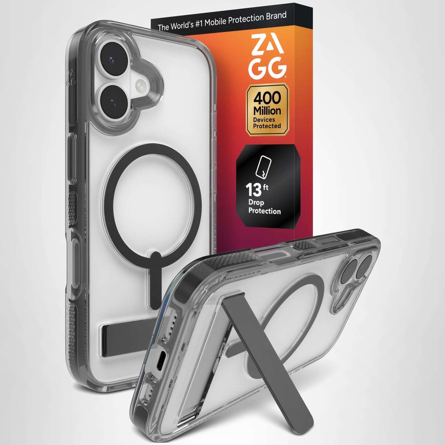 Amazon.com: ZAGG Santa Cruz Snap with Kickstand Case for iPhone 16