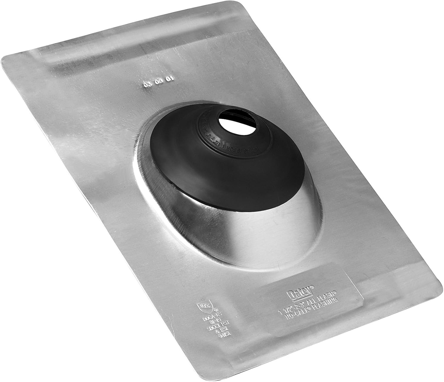 Oatey 11867 3Inch Galvanized NoCaulk Roof Flashing, Flashing Amazon