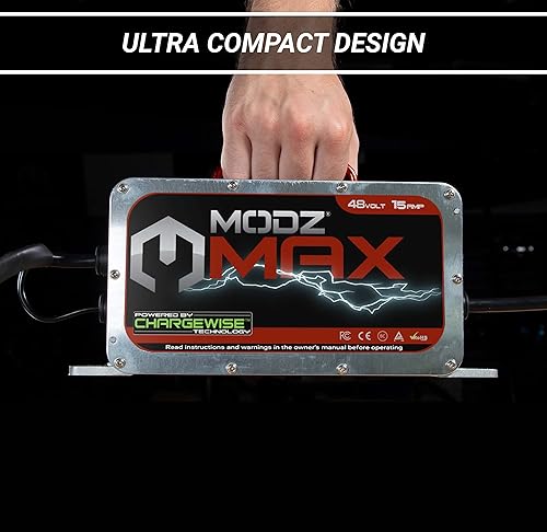 Miniatura 4 de MODZ MAX 48 - Cargador rápido de alta frecuencia para carrito de golf, pata de gallo con seis 8 voltios