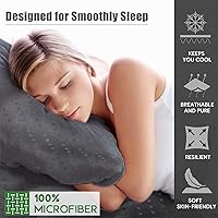 Vista 77 de HENGWEITEXT 18 Inch Cal King Sheets Deep Pocket,4 Piece Sheet Set Breathable and Cooling,Microfiber Sheet Set Deep Pocket,Wrinkle Free Shrinkage &
