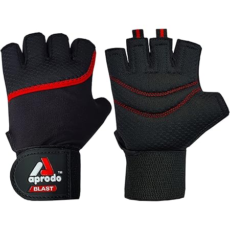 Cardio Fitness Gym Gloves With Wrist Support Assorted Per Set Online At Best Price | Lulu UAE