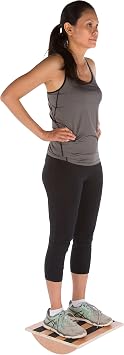 15 Stretching and Balancing Exercise Board
