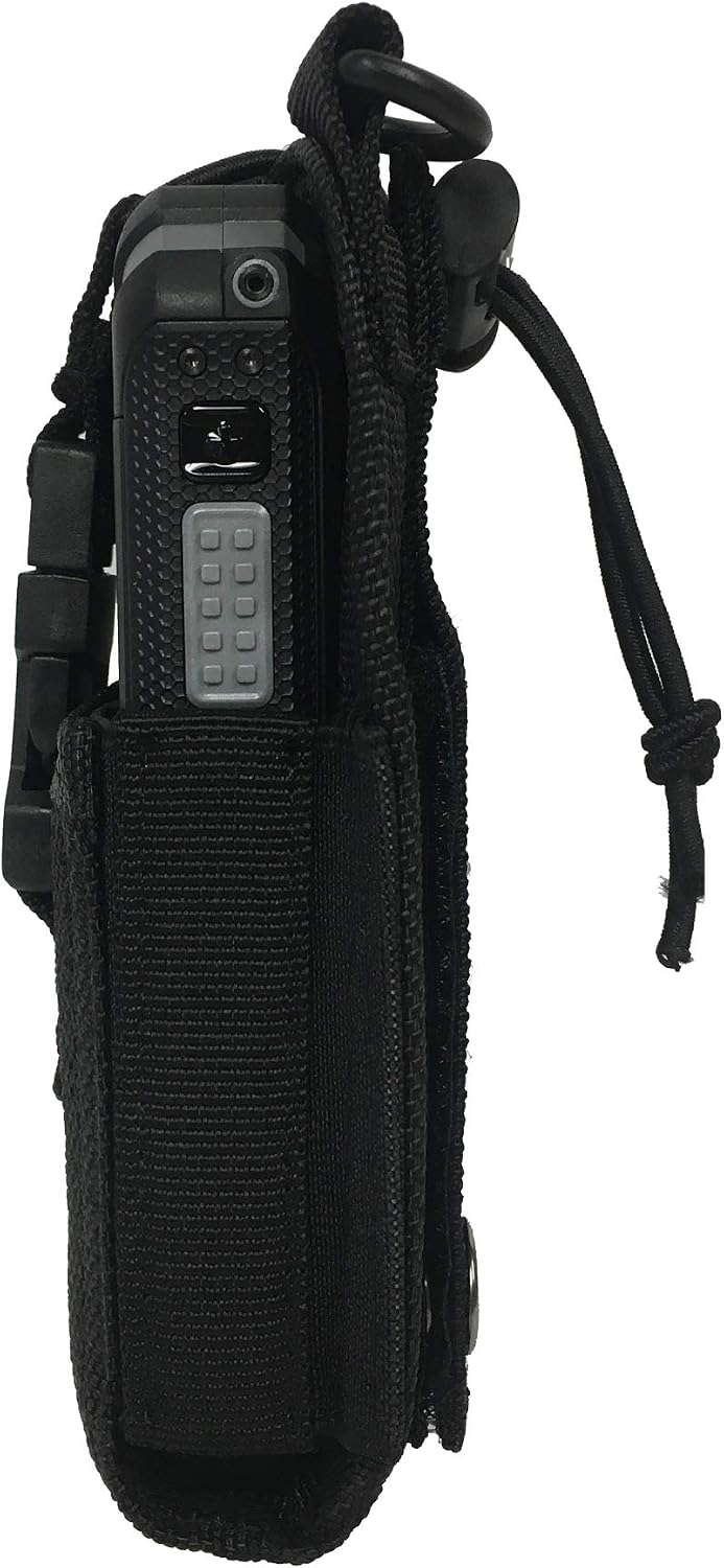 Nylon Pouch Case by Wireless ProTech for Kyocera, Sonim, CAT and Dewalt - Kyocera: DuraTR/Sonim: XP5, XP5S, XP1520 Bolt Sl, XP5520 Bolt/CAT: B30, B35, B100, B25 / Dewalt: MD501