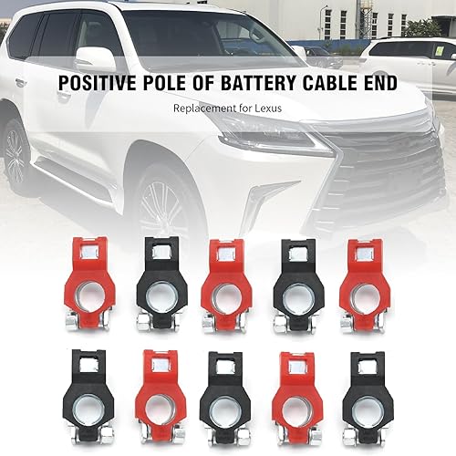 Miniatura 4 de 10 piezas 24340-7F000 Reemplazo positivo de extremo de cable de batería para Lexus reemplazo para GM reemplazo para Toyota 1988-actual reemplazo