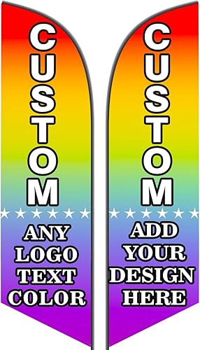 Banderas de plumas personalizadas para negocios Ouside doble cara personalizada pluma personalizada (solo bandera) Banner Banner Publicidad Imprimir