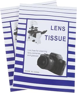 Balacoo Lens Cleaning Paper-400pcs Microscope Lens Wipes Camera Lens Cleaning Solution Screen Cloth-Lens Cleaning Papers