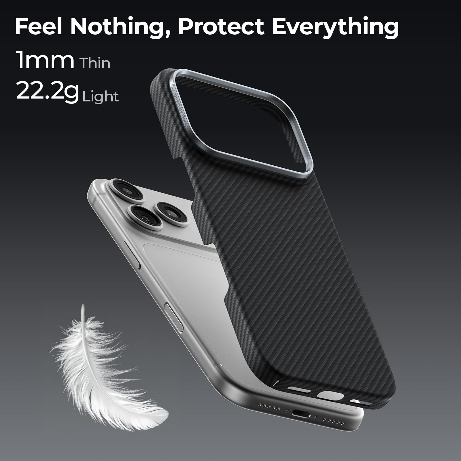 Amazon.com: BENKS ArmorAir Case for iPhone 17 Pro Max, Compatible