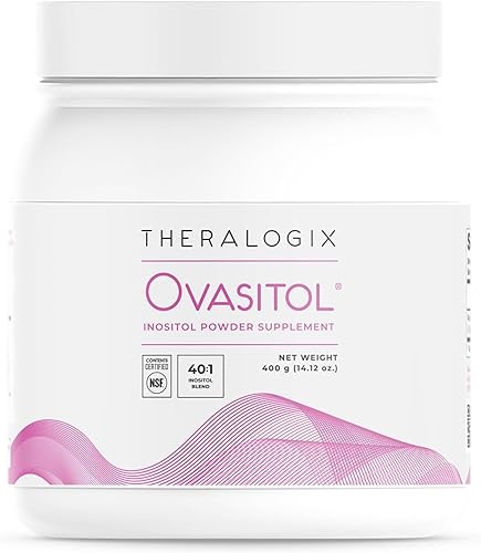 Theralogix Ovasitol Inositol en polvo 180 porciones Myo-inositol y D-Chiro Inositol para equilibrio hormonal y soporte de la función ovárica*