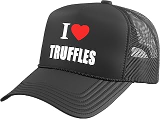 Truffles for Truffle Hunters Cooks Chefs Trucker Hat with Adjustable Mesh Back