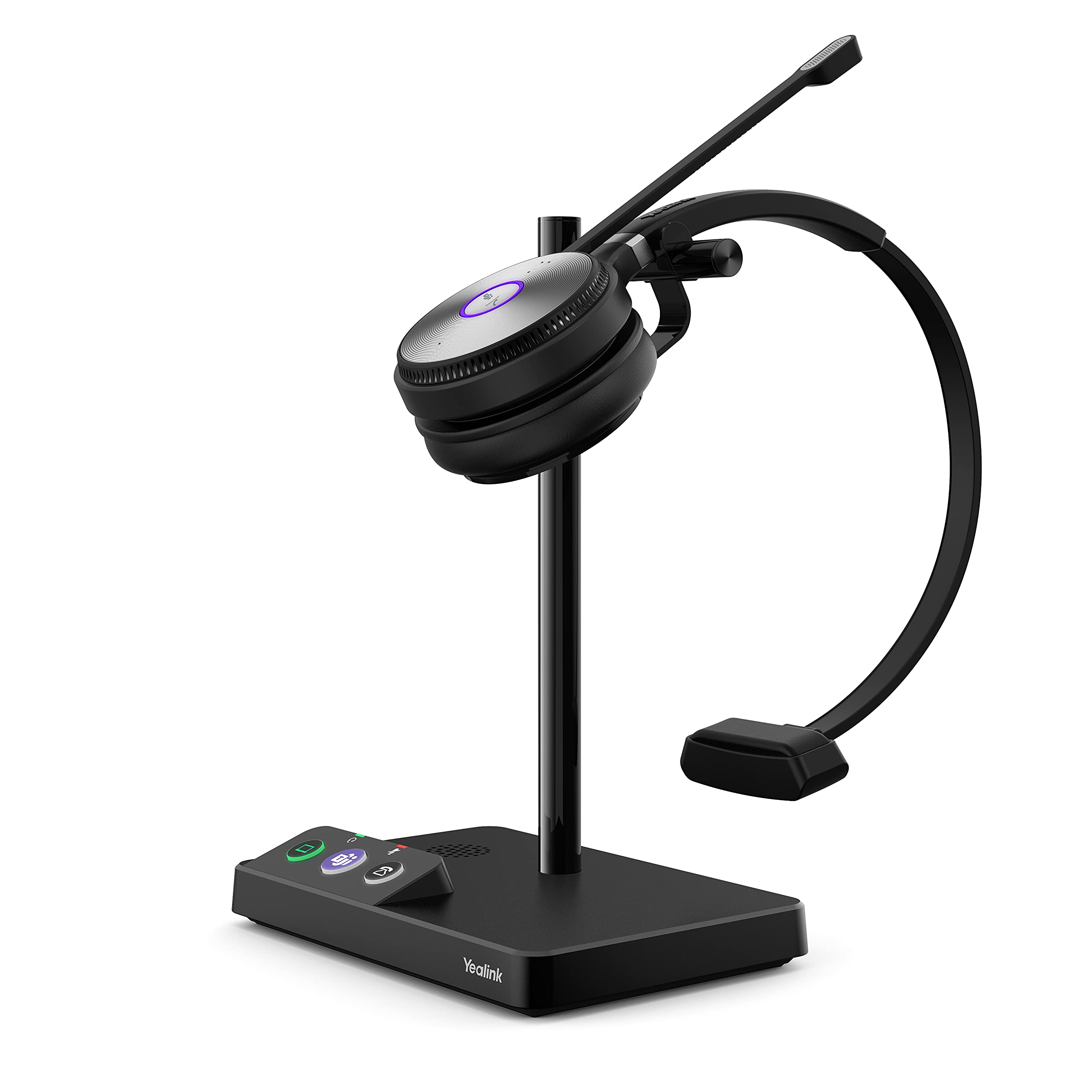 Yealink WH62 Mono DECT Wireless Headset Teams, schwarz