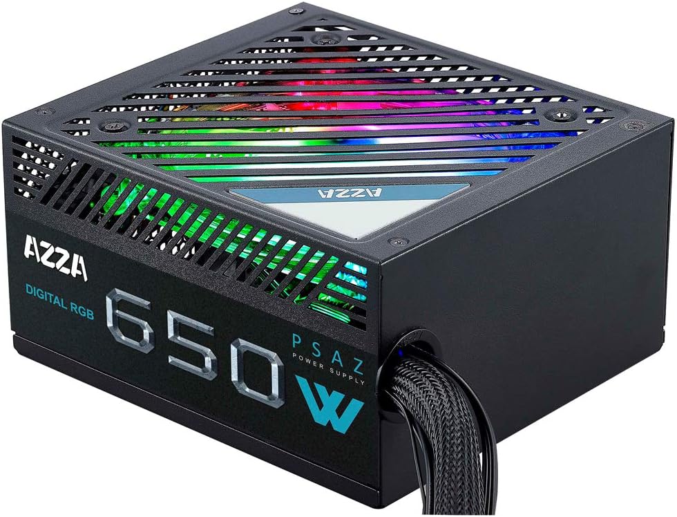 Azza PSAZ-650W(ARGB) 650 WATT Power Supply W/Addressable RGB