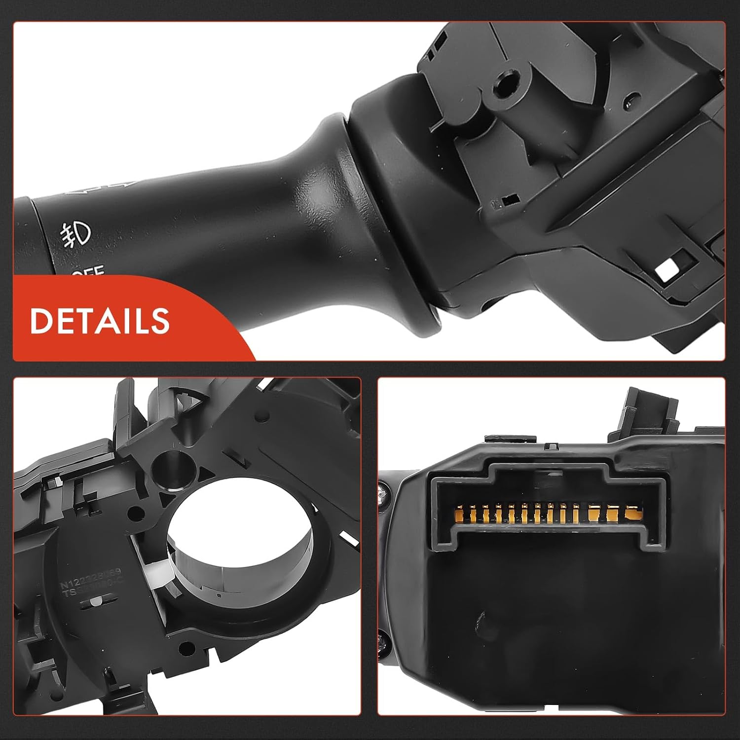 A-Premium Multifunction Switch Turn Signal Switch Compatible with Kia Optima 2013-2016 & Hyundai Accent 2014-2015, with Fog Lights and Automatic Headlights
