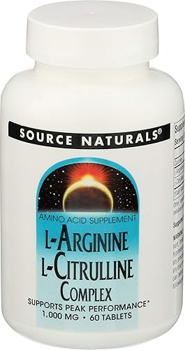 L Arginina L Citrulina Complex Source Naturals, Inc. 60 Tabletas