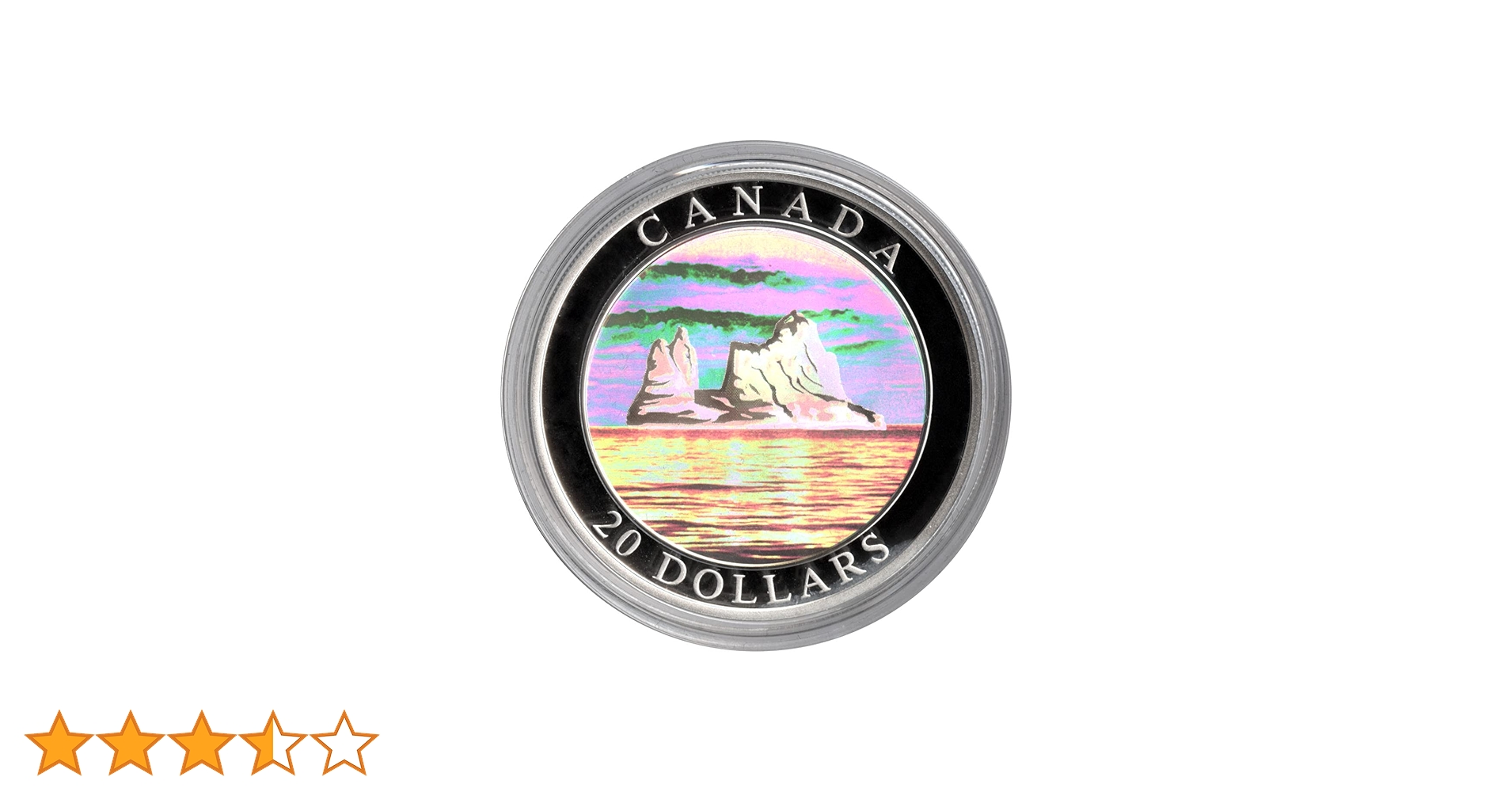 【カナダ銀貨】ナチュラルワンダーズ オーロラ ホログラム 1オンス 2004 カナダ銀貨】ナチュラルワンダーズ オーロラ ホログラム 1オンス