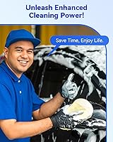 Vista 4 de Temede Esponja de lavado de autos, esponjas multiusos grandes para limpieza, kit de limpieza de espuma de 2.4 pulgadas de grosor, esponjas