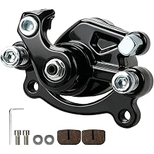JINGKE Rear Brake Caliper with Brake Pads for Coleman CT100U CC100X RB100 B100 Baja DB30 Dirt Bug 79cc 97cc 99cc 105cc 2.5hp 2.8hp Motovox MBX10 MBX11 Monster Moto MMB-80 MM-B105 PartsBLACK