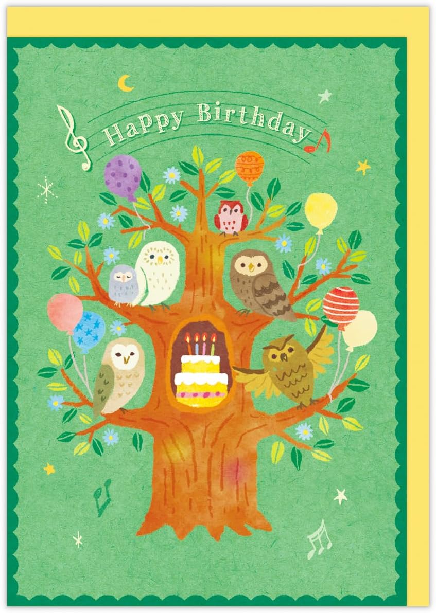 Hallmark Birthday Owl Greeting Card 845940
