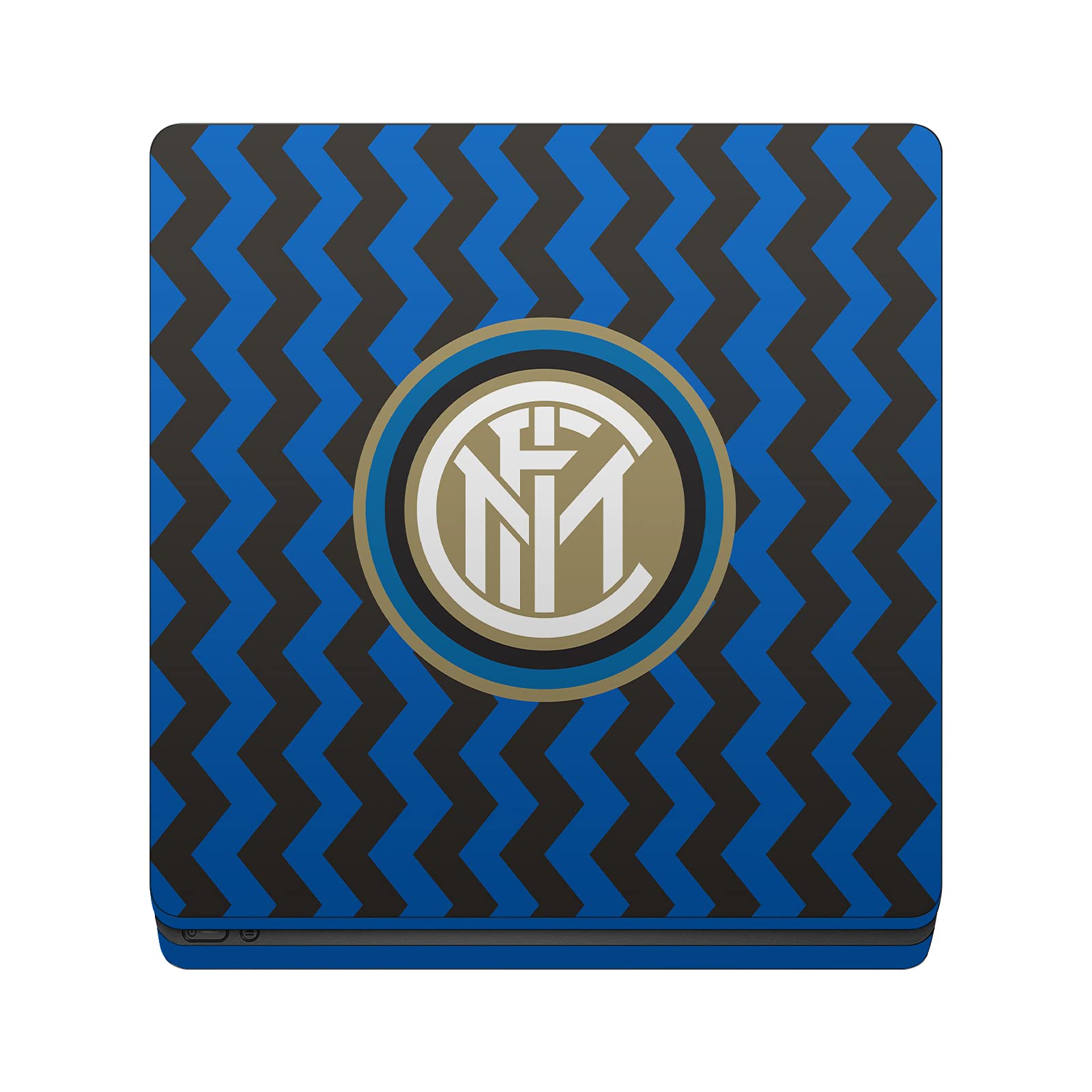 Head Case Designs Licenza Ufficiale Inter Milan in Casa 2020/21 Kit Crest Vinile Sticker Gaming Pelle Adesivo Compatibile con Sony Playstation 4 PS4 Slim Console And DualShock 4 Controller