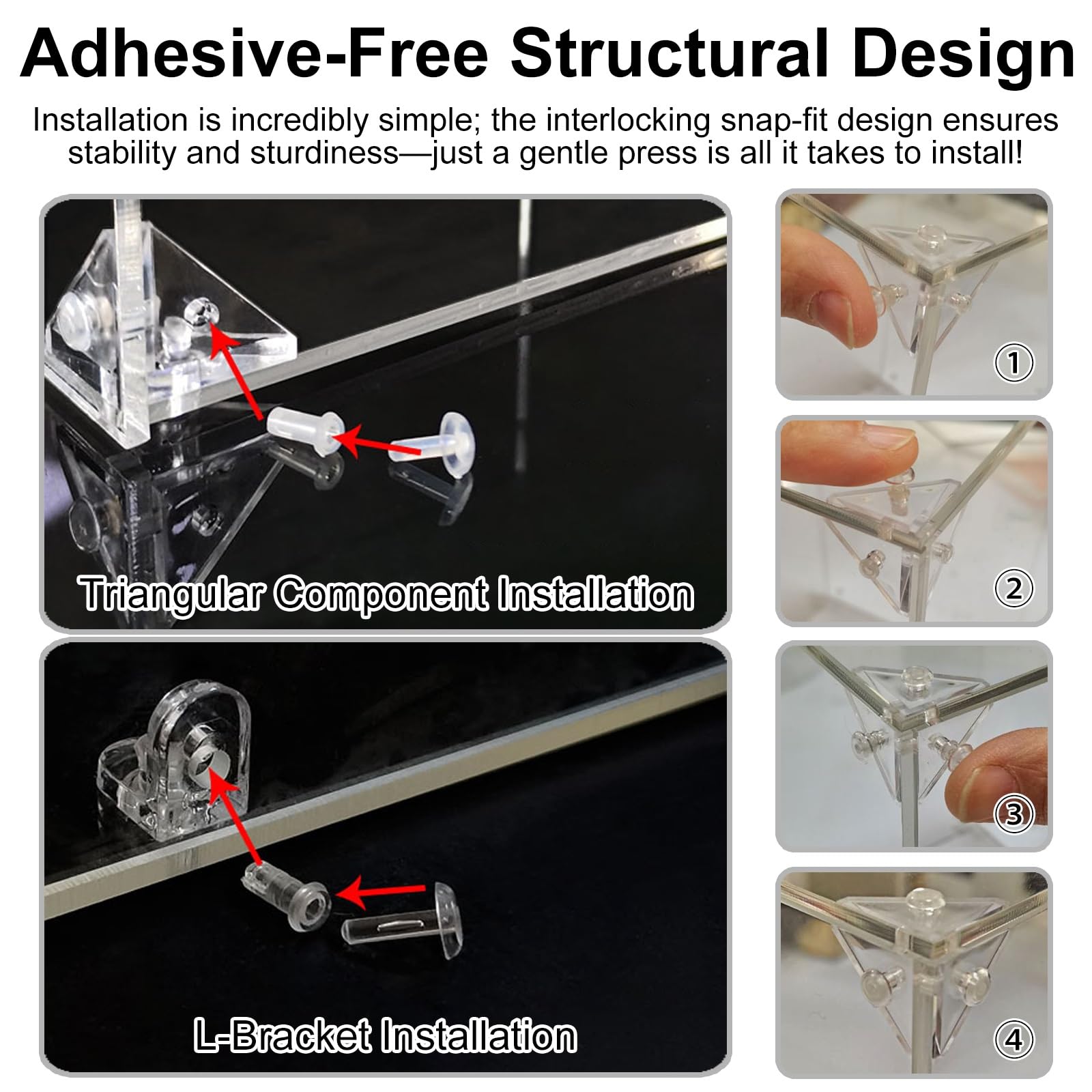 Vitrina de Metacrilato para Coleccionistas con Base, Caja Protectora | Caja Expositora Transparente, Protege los Objetos de Daños, Vista Completa de 360°, Apilable(H-40cm,L-40cm x W-40cm)